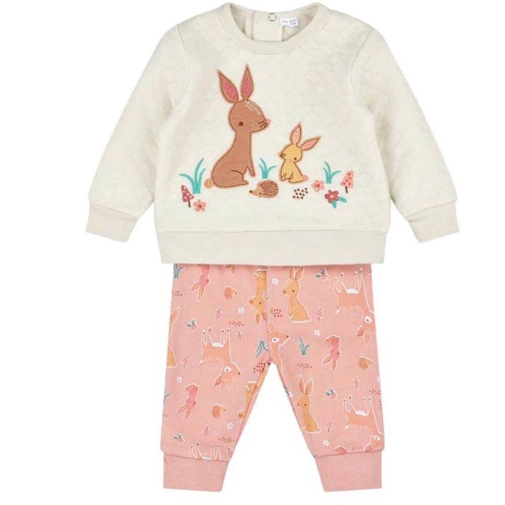Quilted BUNNY top and leggings 9-12m